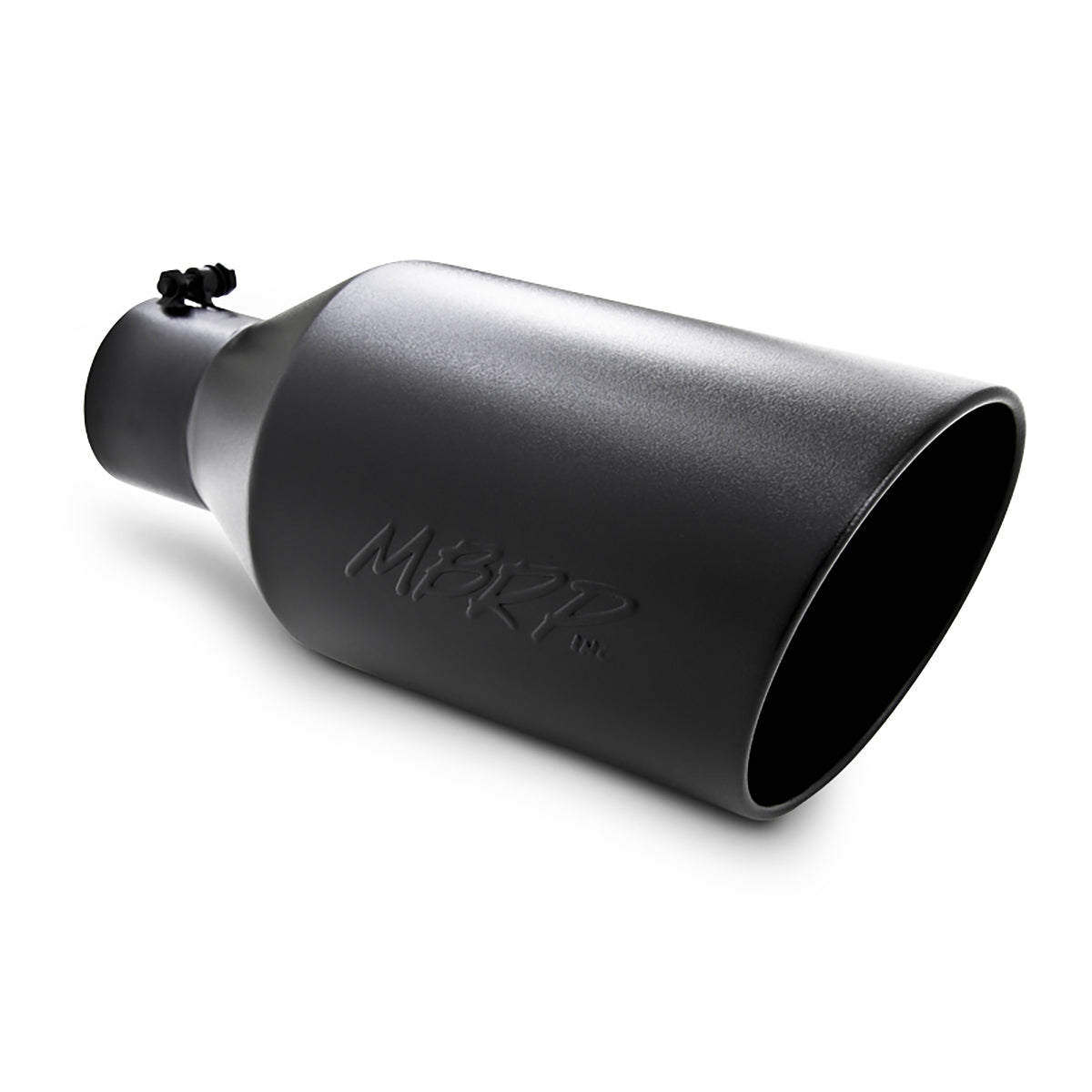 MBRP Black Coated Tip; 8 OD; Rolled End; 4 ID; 18 length T5128BLK