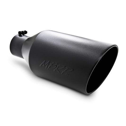 MBRP Black Coated Tip; 8 OD; Rolled End; 4 ID; 18 length T5128BLK