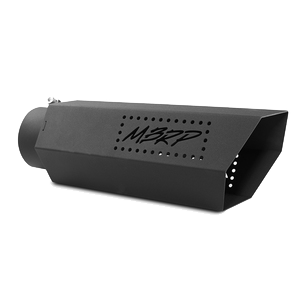 Universal 5 Inch OD Hexagon Shaped Tip, Black-Coated, MBRP