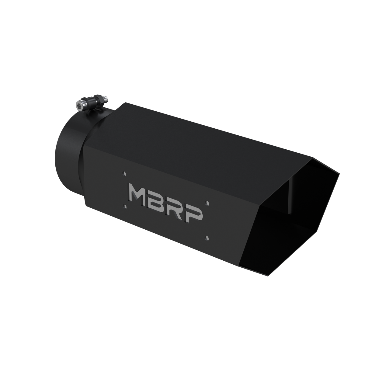 Universal 6 Inch Hexagon Shaped Armor BLK MBRP Exhaust Tip MBRP