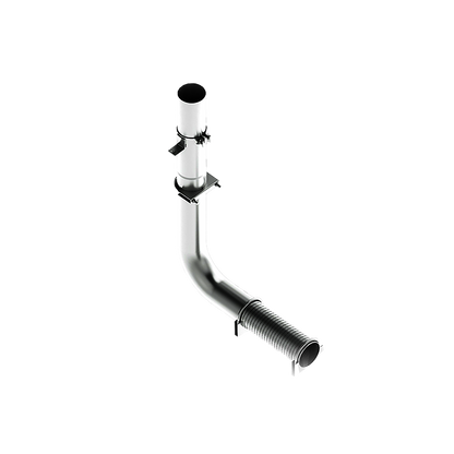 Full Size Pickup 4 Inch Exhaust Pipe Single Stack Mount Kit Aluminized Steel MBRP