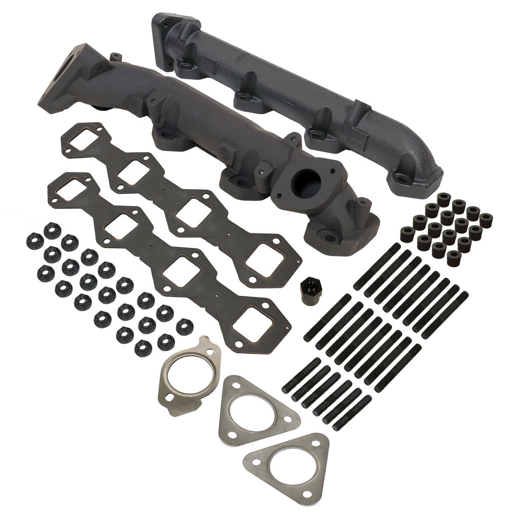 Exhaust Manifold Kit - Ford 6.7L Power Stroke F250 / F350 Pick-Up 2015-2019 & F350 / F450 / F550 / F650 / F750 Cab & Chassis 2017-2019