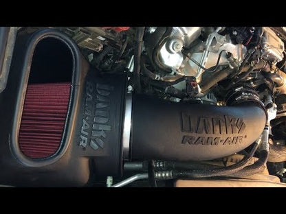 Ram-Air Cold-Air Intake System, Dry Filter for use with 2017-Present Chevy/GMC 2500 L5P 6.6L Banks Power