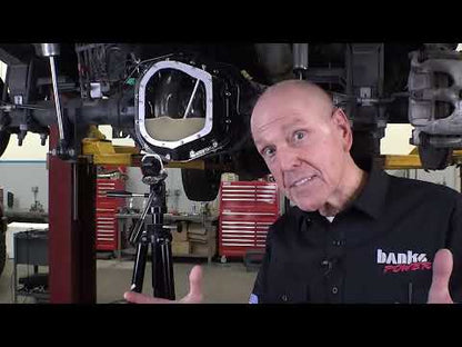 Ram-Air Differential Cover Kit for 19-24 Ram and 20-24 Chevy/GMC, with 11.5 inch or 12 inch 14-Bolt AAM Rear Axle Satin Black/Machined Banks Power